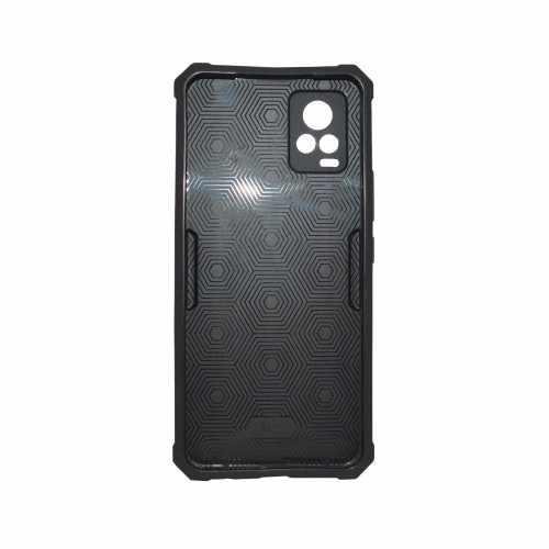 Vivo V20 Black Armor Cover Military Grade Protection Built-in Kickstand Car Holder Mobile Phone Case